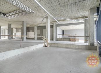 Nové obchodní prostory k dokončení k pronájmu 528 m2, Residence Churchill, Praha 2 - Vinohrady